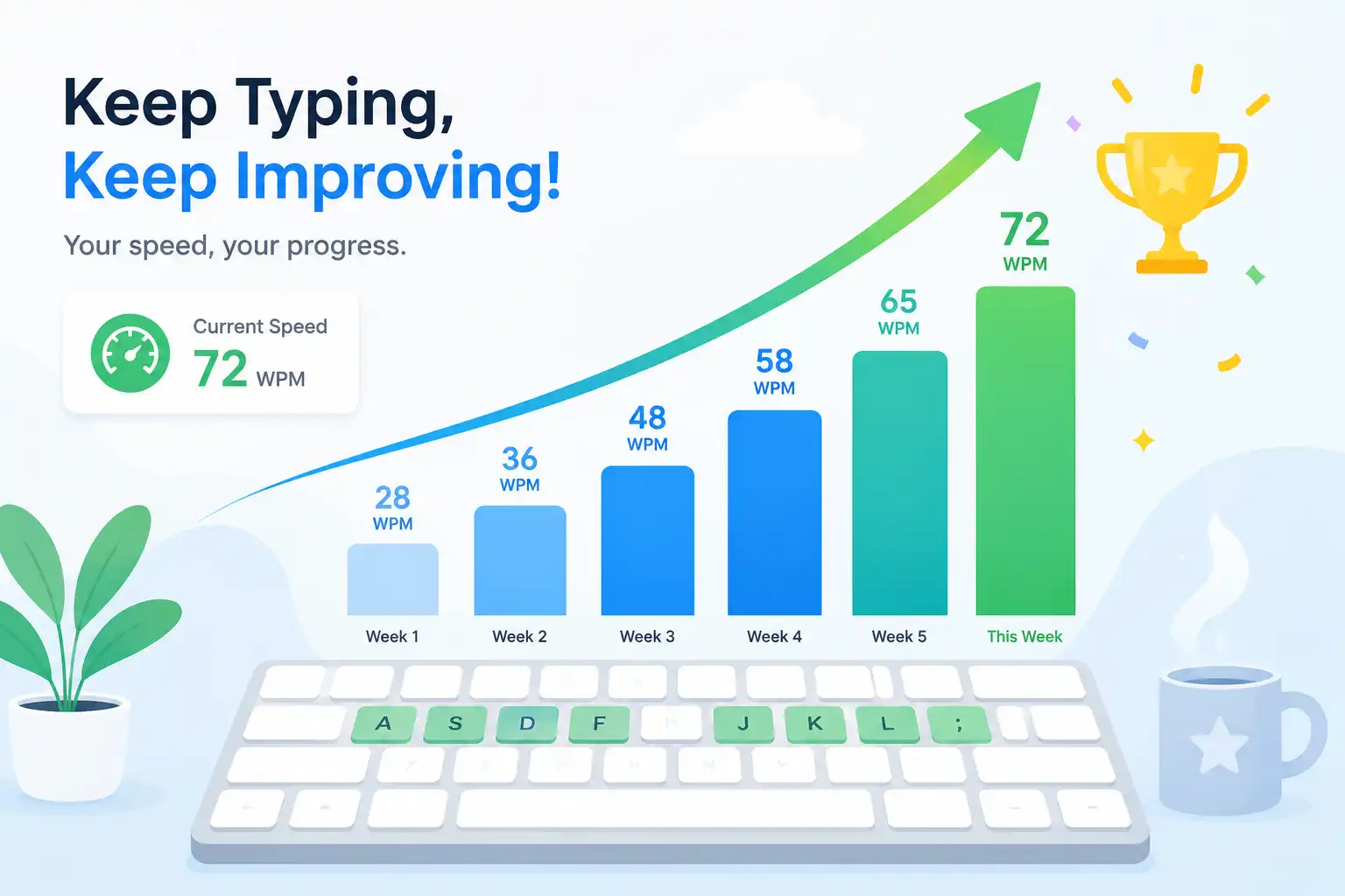 Touch Typing Guide: Benefits, Techniques, and Tips to Master Typing Faster