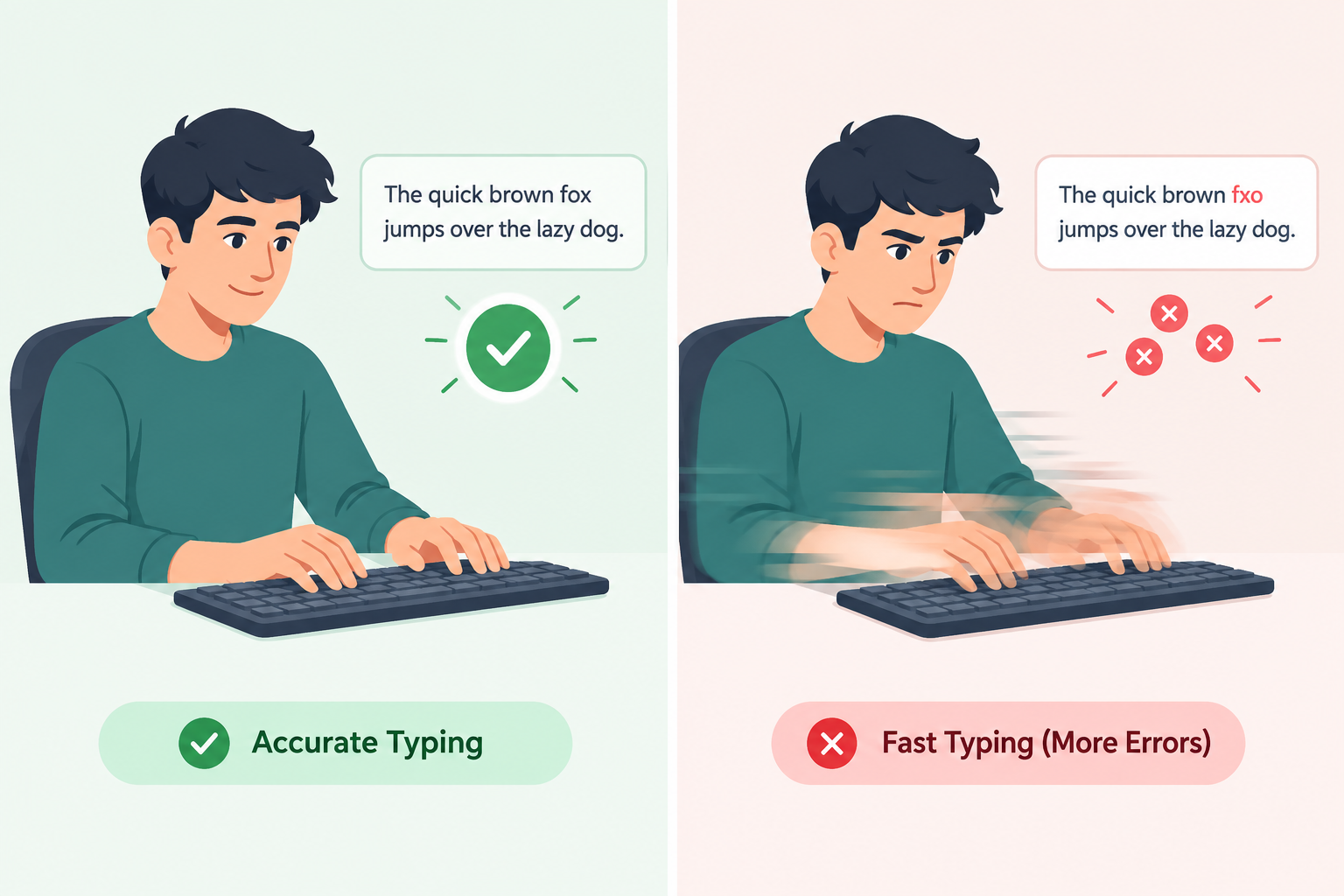Typing Accuracy vs. Speed: Which to Prioritize First?