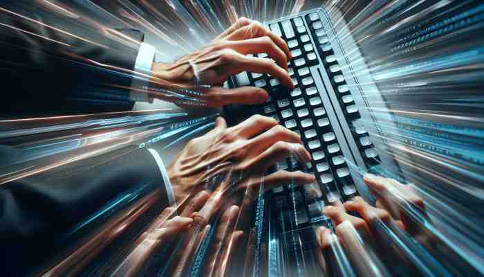 touch typing